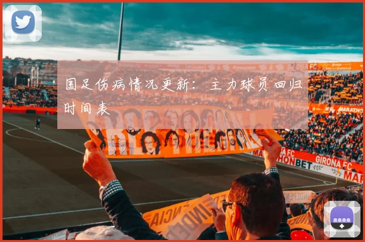 国足伤病情况更新：主力球员回归时间表
